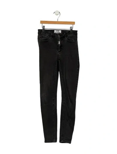 Pre-owned Acne Studios Low-rise Skinny Leg Jeans In Gray