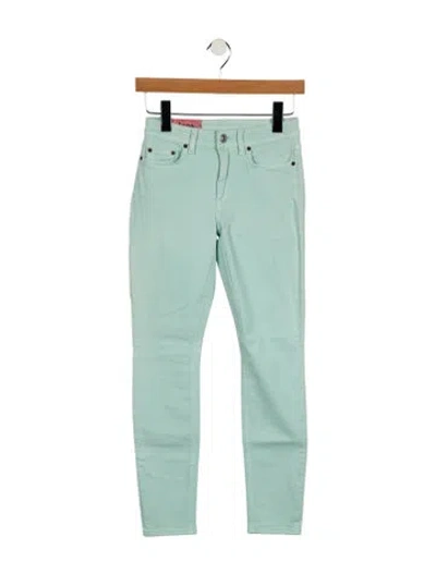 Pre-owned Acne Studios Low-rise Skinny Leg Jeans In Green