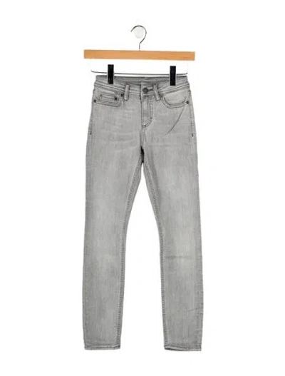 Pre-owned Acne Studios Low-rise Skinny Leg Jeans W/ Tags In Gray