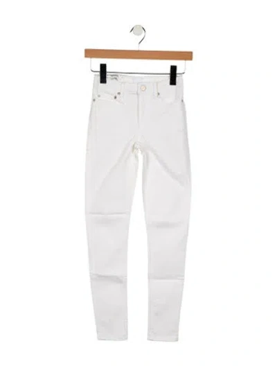 Pre-owned Acne Studios Low-rise Skinny Leg Jeans In White