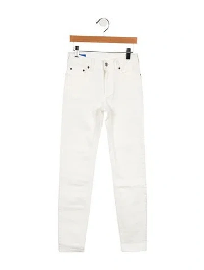 Pre-owned Acne Studios Low-rise Skinny Leg Jeans In White