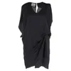Acne Studios Mallory Mini Dress In Black Polyester In Black