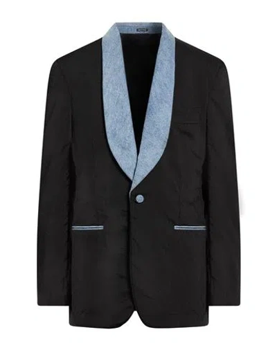 Acne Studios Man Blazer Black Size 38 Polyester, Wool, Elastane