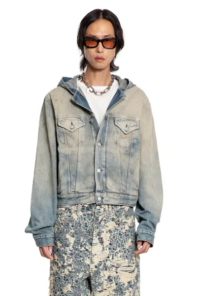 ACNE STUDIOS MAN BLUE JACKETS