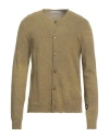 Acne Studios Man Cardigan Military Green Size L Cotton, Wool, Nylon In Green