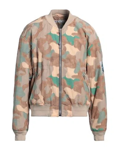 ACNE STUDIOS ACNE STUDIOS MAN JACKET BEIGE SIZE 42 COTTON, POLYESTER