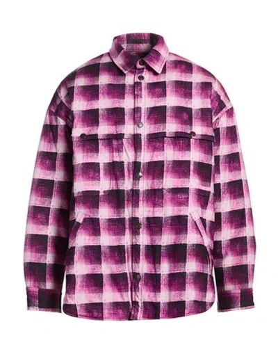 Acne Studios Man Jacket Purple Size 40 Cotton