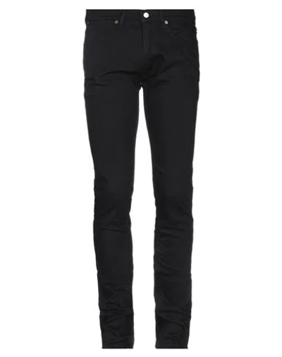 Acne Studios Man Jeans Black Size 34w-30l Cotton, Polyester, Elastane