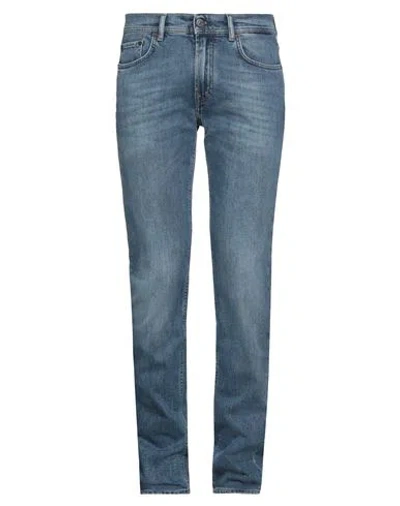 Acne Studios Man Denim Pants Blue Size 30w-32l Organic Cotton