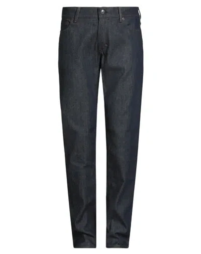 Acne Studios Man Jeans Blue Size 31w-32l Cotton, Elastane