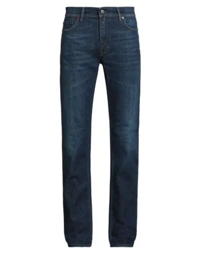 Acne Studios Man Jeans Blue Size 31w-32l Cotton, Elastane