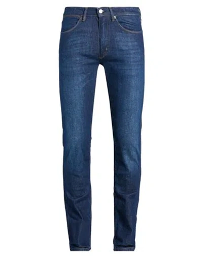 Acne Studios Man Jeans Blue Size 32w-32l Cotton, Elastane