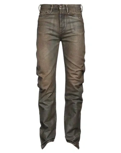 Acne Studios Man Jeans Blue Size 34 Cotton