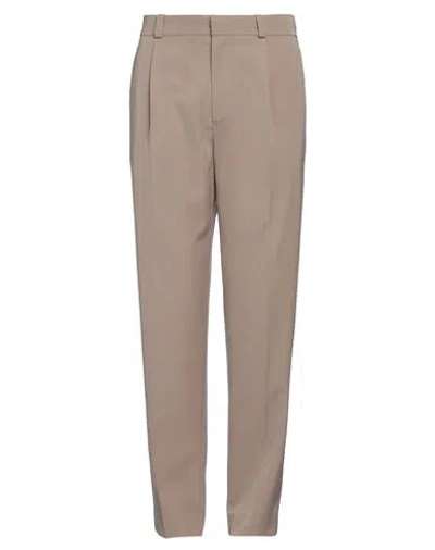 Acne Studios Man Pants Khaki Size 34 Polyester, Wool In Beige