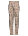 Acne Studios Man Pants Khaki Size 34 Viscose, Cupro In Beige
