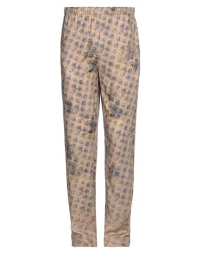 Acne Studios Man Pants Khaki Size 34 Viscose, Cupro In Beige
