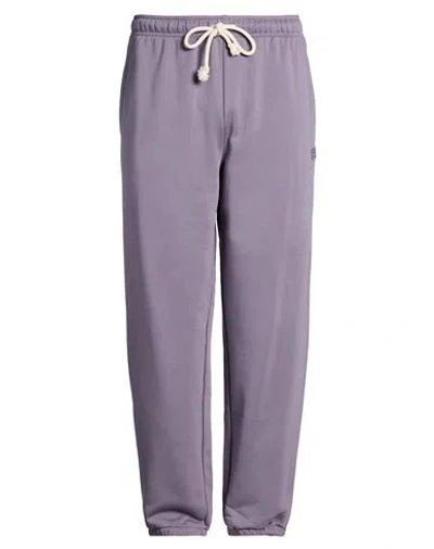 Acne Studios Man Pants Mauve Size M Cotton In Pink