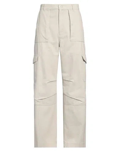 Acne Studios Man Pants Off White Size 36 Cotton, Polyester