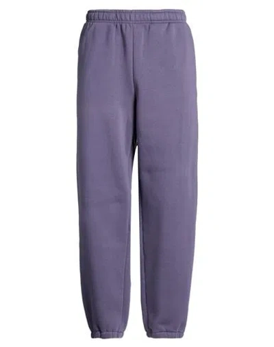Acne Studios Man Pants Purple Size M Cotton, Polyester