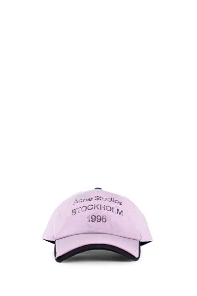 Acne Studios Man Pink Hats