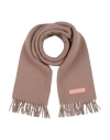 Shop Acne Studios Man Scarf Light Brown Size - Wool In Beige