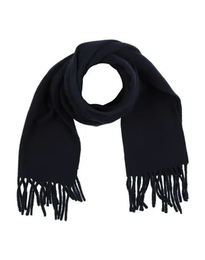 Acne Studios Man Scarf Midnight Blue Size - Wool