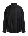 Acne Studios Man Shirt Black Size 42 Cupro
