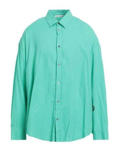Acne Studios Button-up Shirt In Green