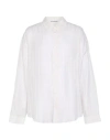 Acne Studios Man Shirt Ivory Size 38 Cupro In White