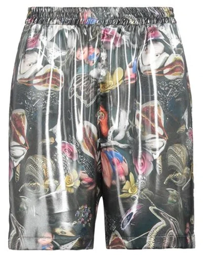 Acne Studios Man Shorts & Bermuda Shorts Grey Size 34 Polyester