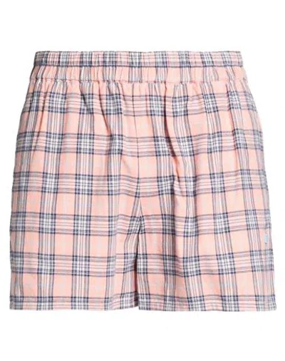 Acne Studios Man Shorts & Bermuda Shorts Salmon Pink Size M Cotton