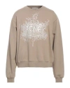 Acne Studios Man Sweatshirt Beige Size S Cotton