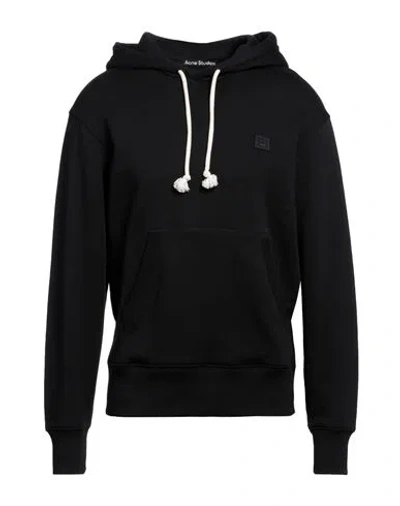 Acne Studios Man Sweatshirt Black Size L Cotton