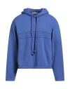 Acne Studios Man Sweatshirt Blue Size S Organic Cotton