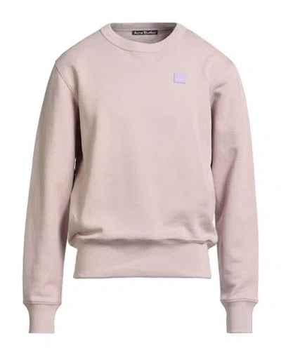 Acne Studios Man Sweatshirt Blush Size L Cotton