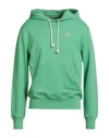 Acne Studios Man Sweatshirt Green Size L Cotton In Green