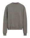 Acne Studios Man Sweatshirt Lead Size Xs Cotton, Polyester In Grey