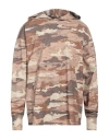 Acne Studios Man Sweatshirt Light Brown Size L Cotton In Beige