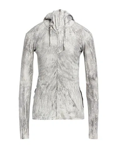 Acne Studios Man Sweatshirt Light Grey Size M Cotton In Gray