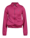 Acne Studios Zippered Casual Jacket In Magenta