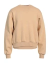 Acne Studios Man Sweatshirt Sand Size Xs Cotton, Polyester In Beige