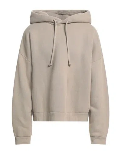 Acne Studios Man Sweatshirt Taupe Size L Cotton In Grey