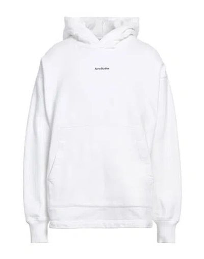 Acne Studios Man Sweatshirt White Size S Cotton