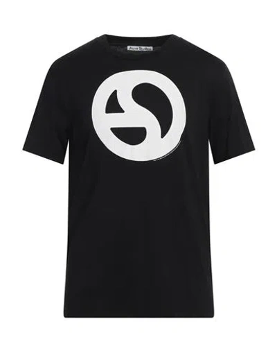 Acne Studios Everest Logogram T-shirt In Black