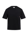 Acne Studios Man T-shirt Black Size Xs Cotton
