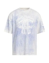 Acne Studios Man T-shirt Bright Blue Size M Cotton
