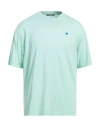 Acne Studios Man T-shirt Light Green Size Xl Cotton