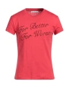 Acne Studios Man T-shirt Tomato Red Size L Organic Cotton In Tomato Red