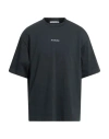 Acne Studios Man T-shirt Lead Size Xl Cotton In Grey