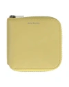 Acne Studios Man Wallet Sage Green Size - Cow Leather In White